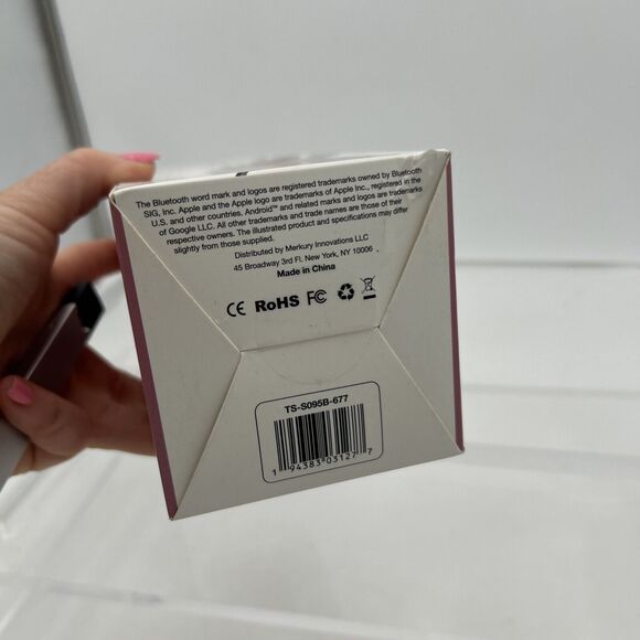 Karaoke Studio Bluetooth Microphone Pink Tech Solutions Dancing LED Speaker - Picture 10 of 12